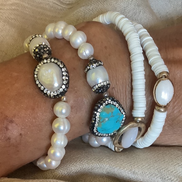 Set of 4 mixed bracelets - Picture 3 of 4